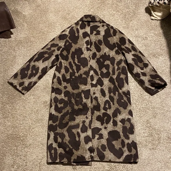 Avec Les Filles Animal Print Coat - Picture 3 of 3